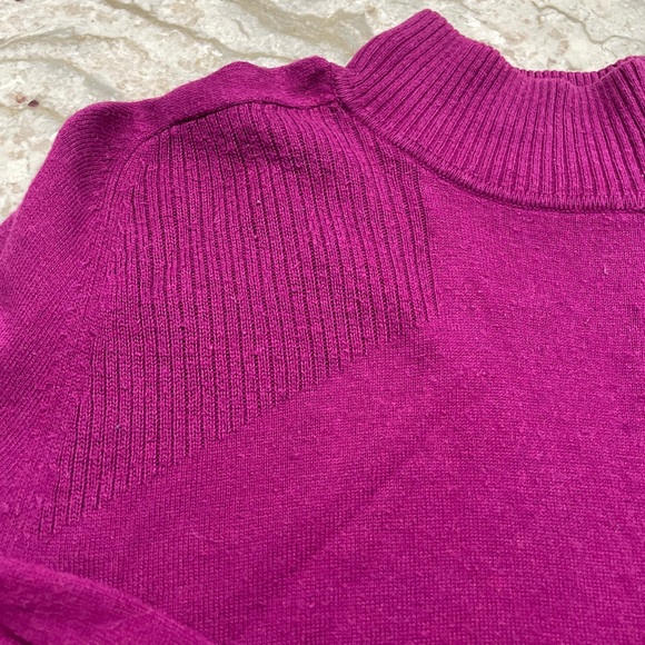 Westbound Dark Pink/Maroon Turtleneck Sweater - Picture 2 of 5